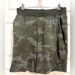 lululemon athletica Camo Athletic Shorts - Green and Gray